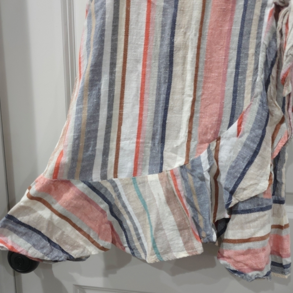 Express Mini Strappy Dress, Faux Wrap Style With Flutter Hem - Picture 13 of 15